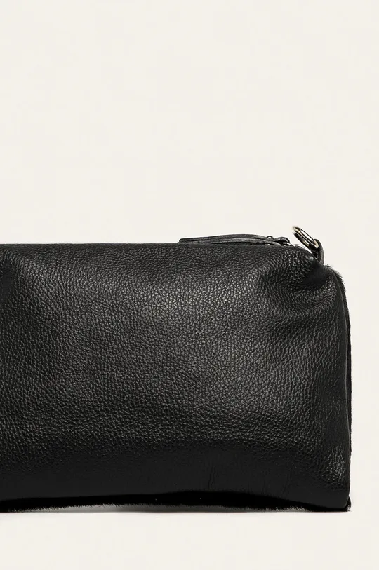čierna Answear - Kožená kabelka