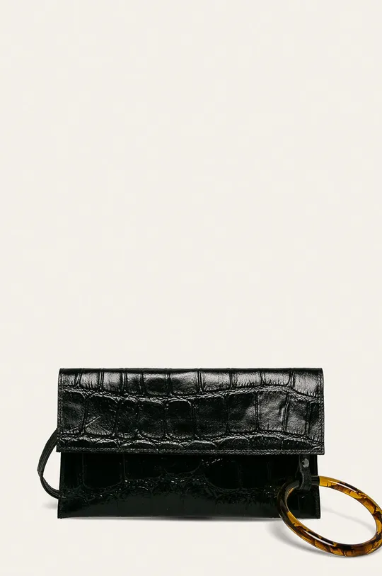 чёрный Answear - Кожаная сумка Женский