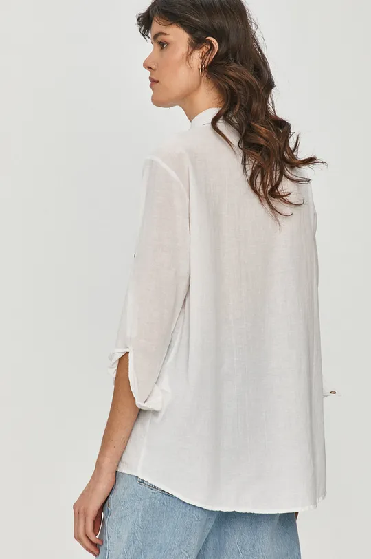 білий Answear Lab - Бавовняна сорочка