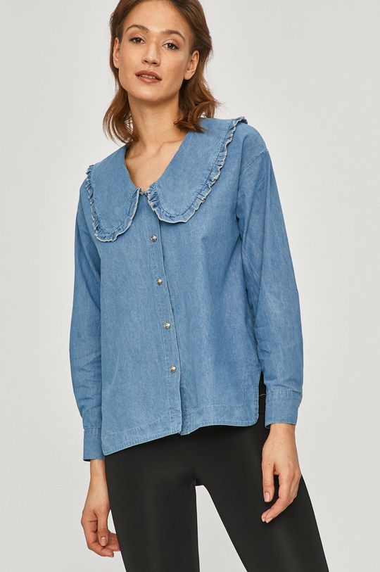 niebieski Answear Lab - Koszula jeansowa