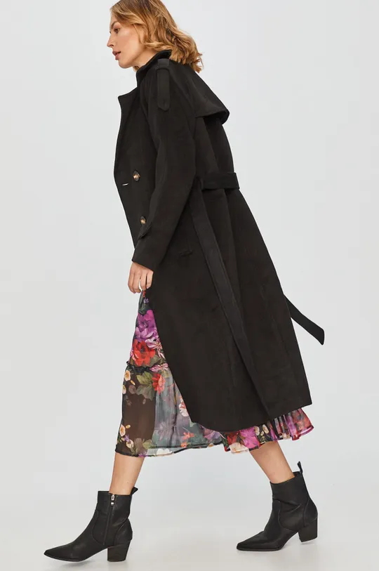 чорний Answear Lab - Пальто з домішкою вовни Жіночий
