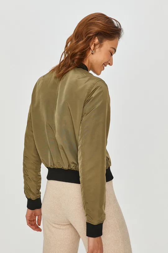 зелений Answear Lab - Куртка-бомбер Жіночий