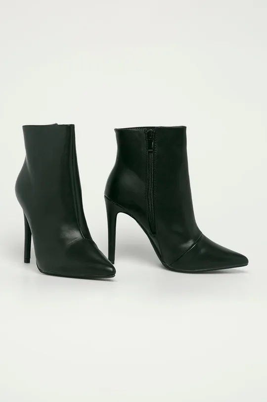 Answear Lab - Členkové topánky Second Lady čierna