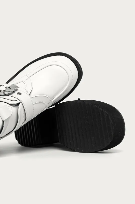 biela Answear Lab - Členkové topánky