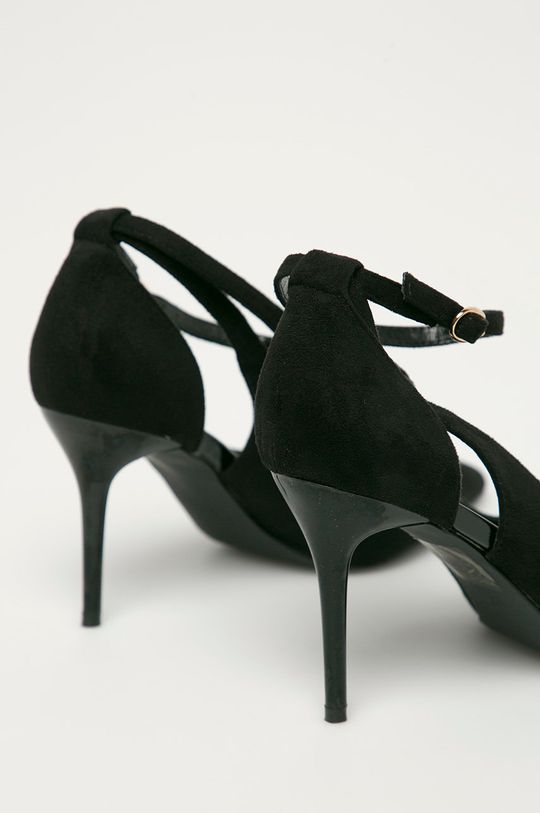 Answear Lab - Pantofi cu toc Colour Cherie  Gamba: Material textil Interiorul: Material sintetic Talpa: Material sintetic