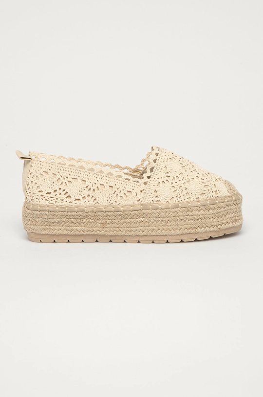 beżowy Answear Lab espadryle Damski