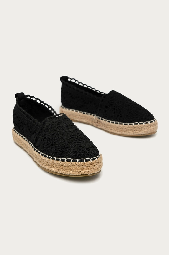 Answear Lab espadryle czarny