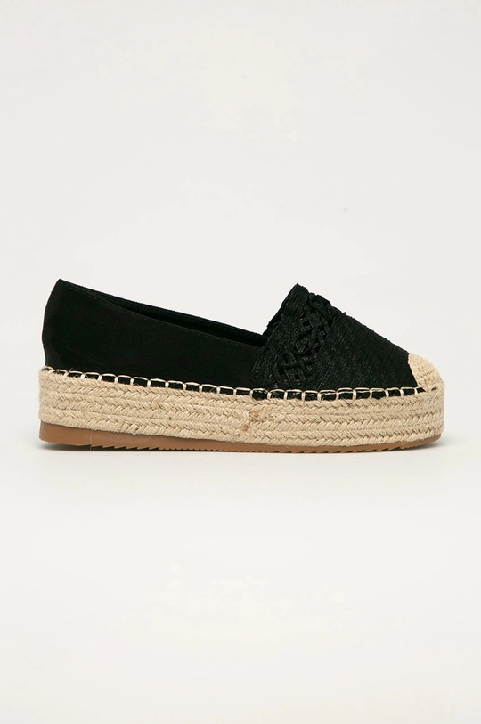 čierna Answear Lab - Espadrilky Woman Key Dámsky