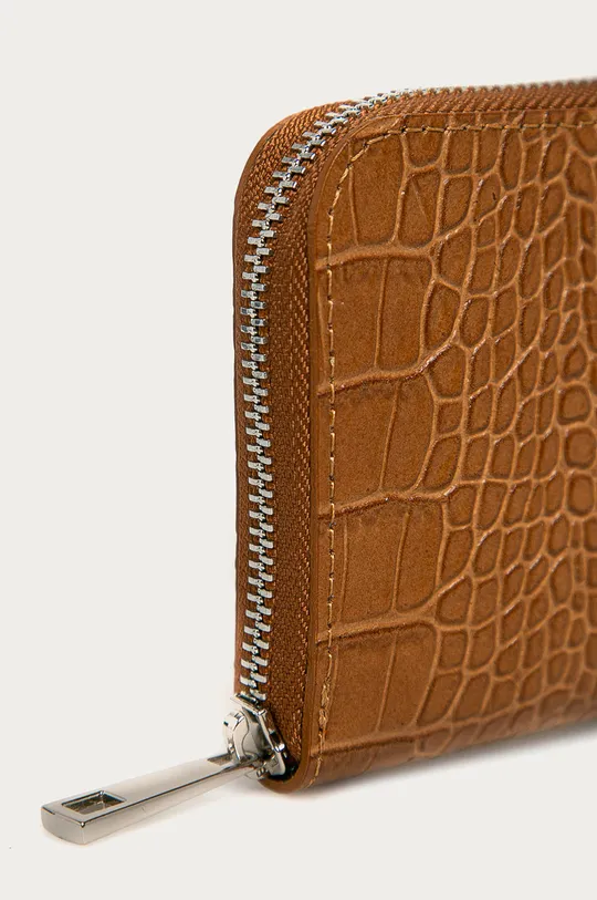 Answear Lab - Kožená peňaženka hnedá