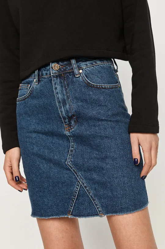 niebieski Answear Lab - Spódnica jeansowa Damski