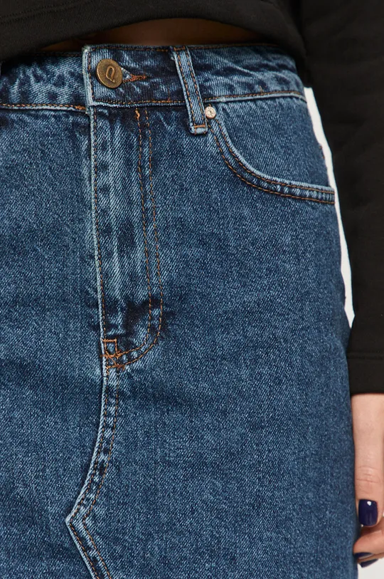 niebieski Answear Lab - Spódnica jeansowa