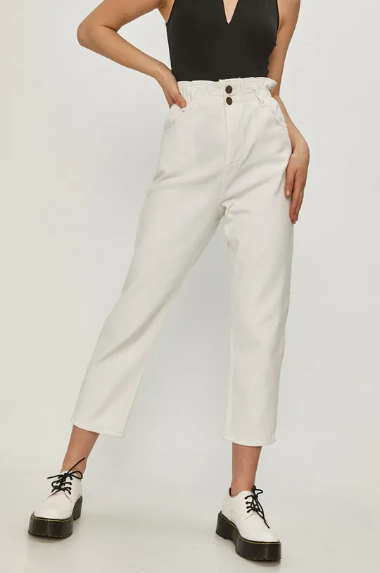 biały Answear Lab Spodnie