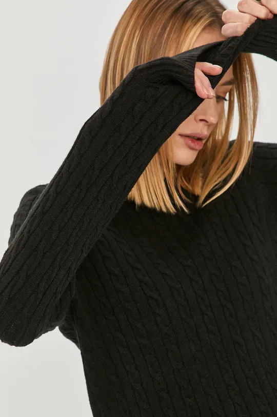 czarny Answear Lab - Sweter