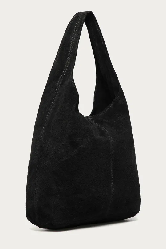 Answear Lab - Semišová kabelka čierna