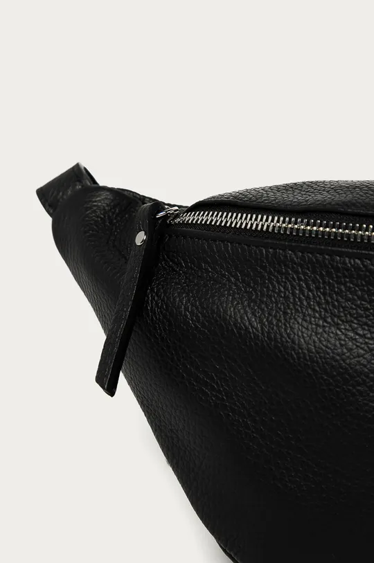 Answear Lab - Шкіряна сумка на пояс чорний