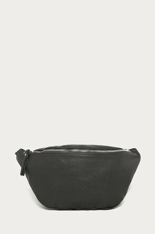 сірий Answear Lab - Шкіряна сумка на пояс Жіночий