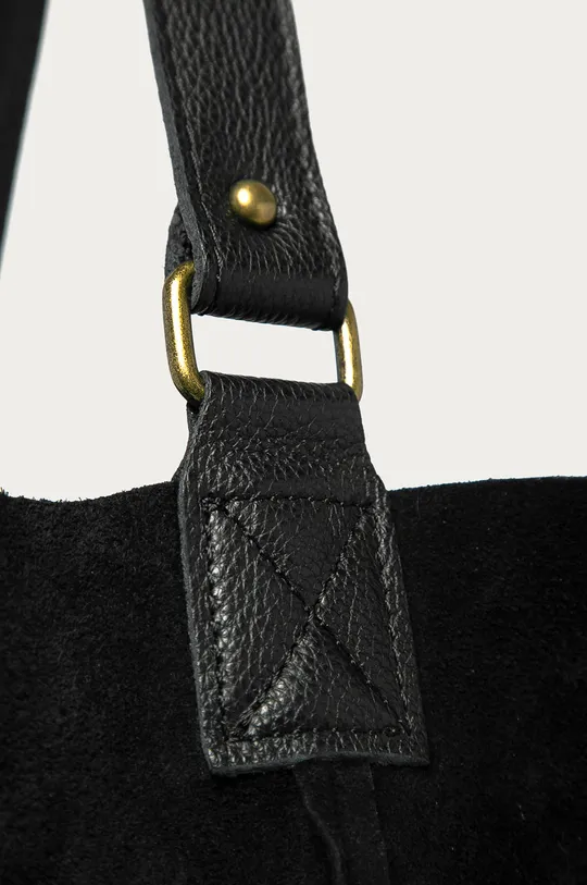 Answear Lab - Шкіряна сумочка чорний