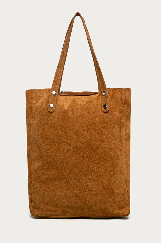 коричневий Answear Lab - Замшева сумочка Жіночий