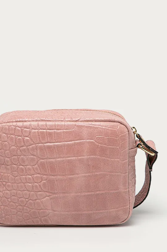 ružová Answear Lab - Kožená kabelka