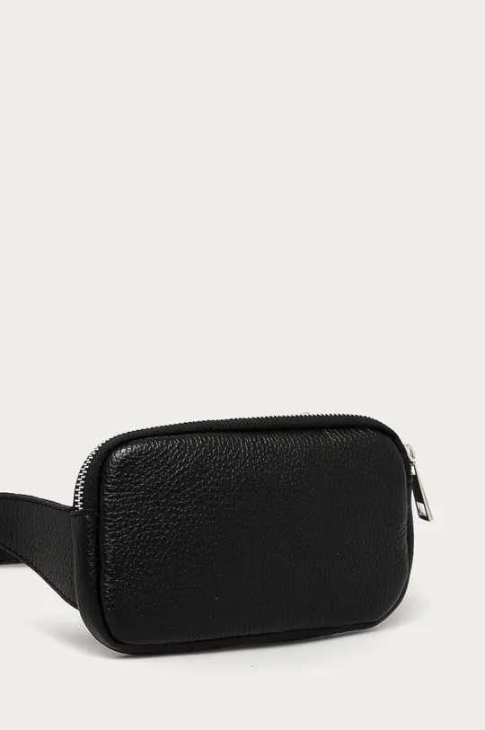 Answear Lab - Шкіряна сумка на пояс чорний