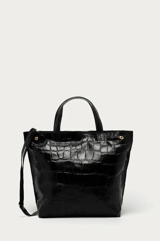 чёрный Answear Lab - Кожаная сумочка Женский