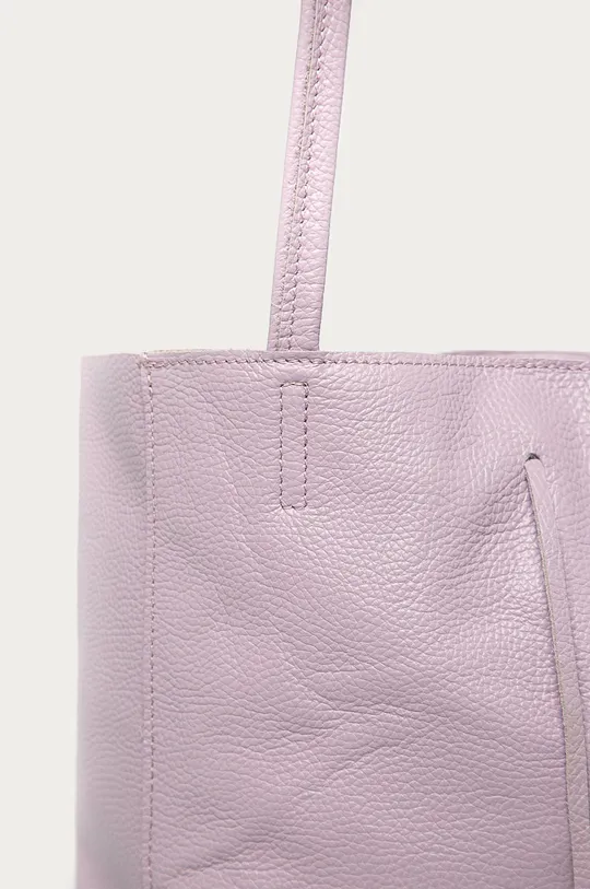 Answear Lab - Шкіряна сумочка фіолетовий