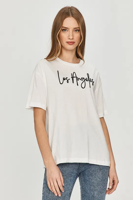 biały Answear Lab - T-shirt