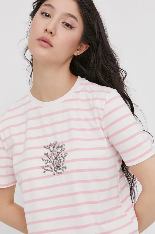 różowy Answear Lab T-shirt