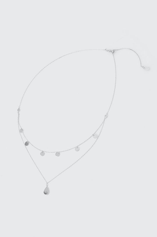 Answear Lab - Stříbrný náhrdelník stříbrná