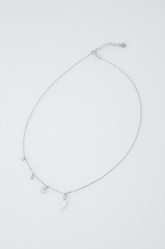 Answear Lab - Strieborný náhrdelník a náramok strieborná
