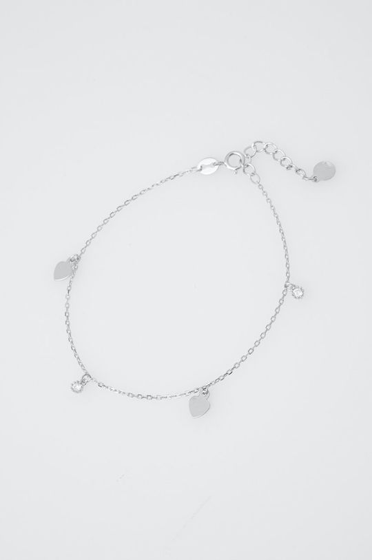 Answear Lab - Stříbrný náhrdelník a náramek  7% Měď, 93% Stříbro