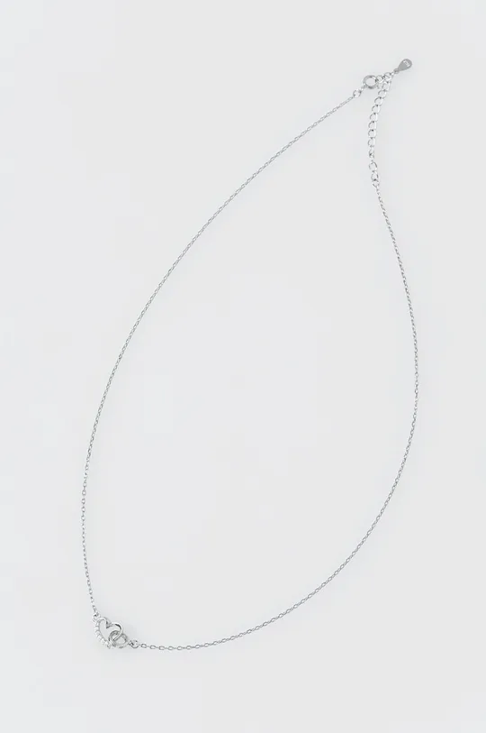 srebrna Srebrna ogrlica Answear Lab Ženski