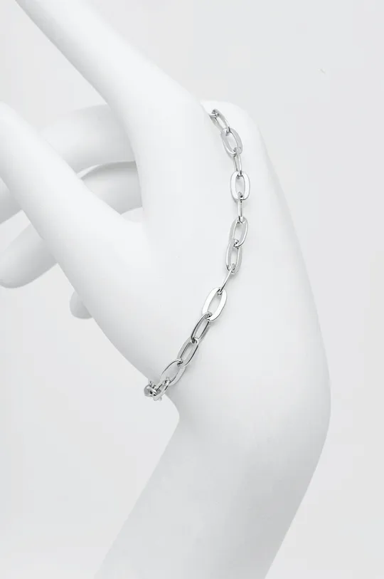 срібний Срібний браслет Answear Lab