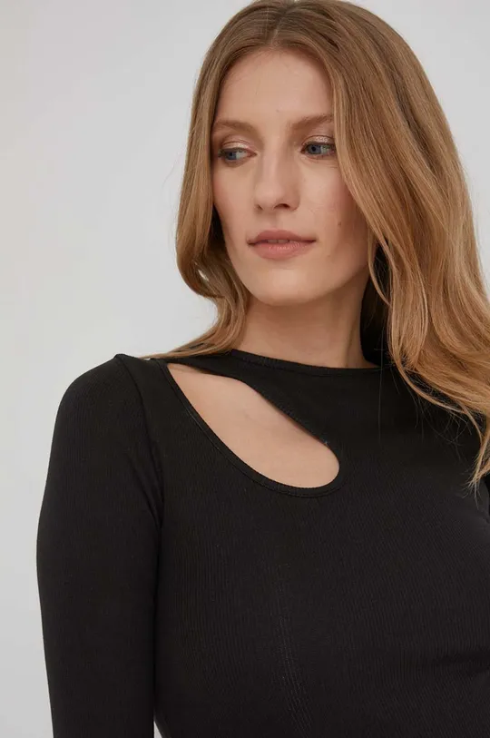 Βαμβακερή μπλούζα με μακριά μανίκια Answear Lab Γυναικεία