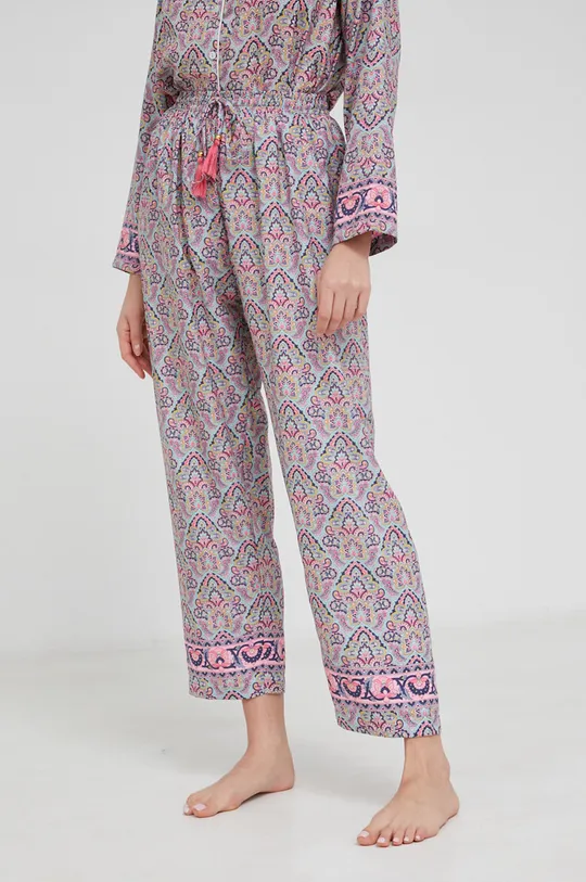 rózsaszín Answear Lab selyem pizsama