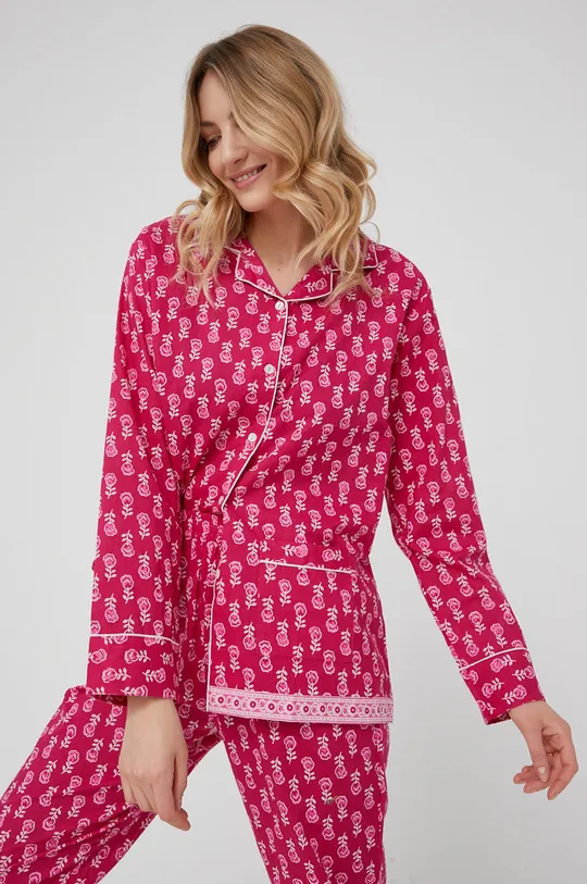 Bavlnené pyžamo Answear Lab ružová