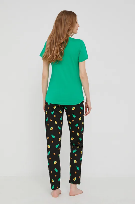 zielony Answear Lab komplet piżamowy