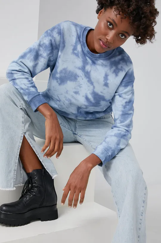 niebieski Answear Lab Bluza bawełniana Damski