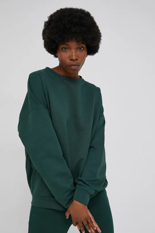 Βαμβακερή φόρμα Answear Lab πράσινο