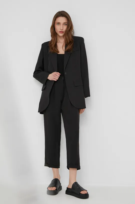 μαύρο Σετ - σακάκι και παντελόνι Answear Lab Γυναικεία