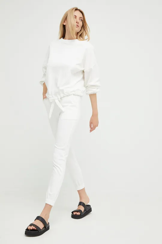 Answear Lab dres bawełniany biały