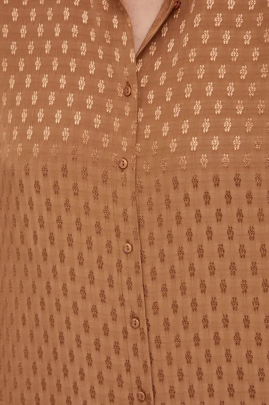 Answear Lab Koszula brązowy