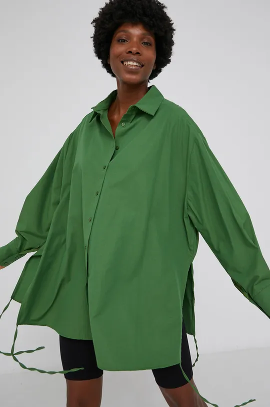 zielony Answear Lab Koszula