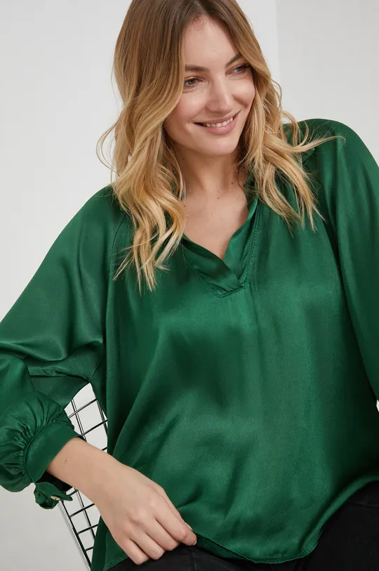 πράσινο Μπλούζα με μετάξι Answear Lab Γυναικεία