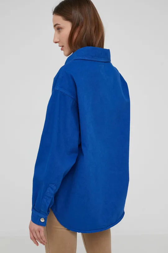 modrá Rifľová bunda Answear Lab