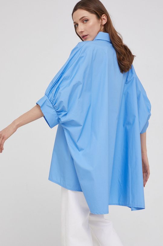 jasny niebieski Answear Lab koszula bawełniana Damski