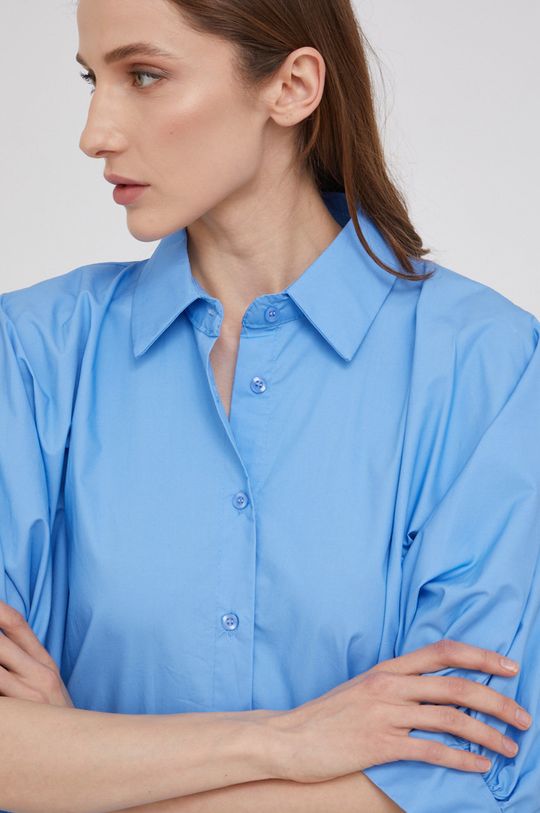 jasny niebieski Answear Lab koszula bawełniana