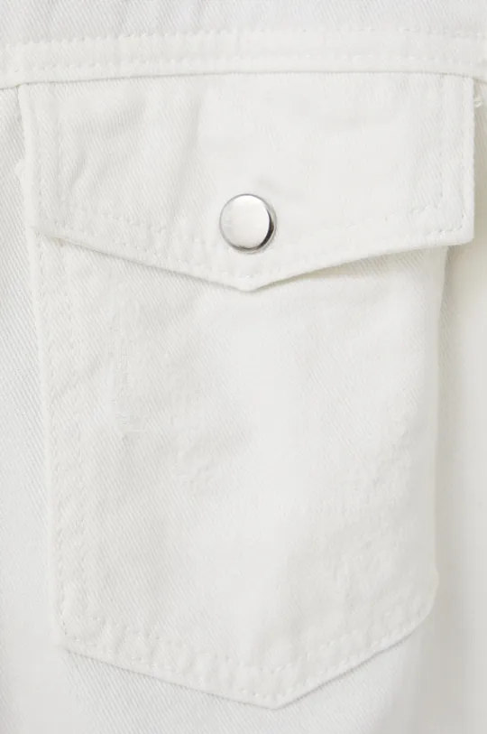 Βαμβακερό τζιν πουκάμισο Answear Lab Γυναικεία
