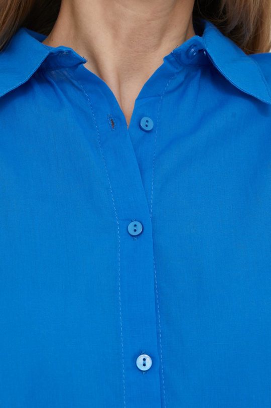 Answear Lab koszula bawełniana niebieski