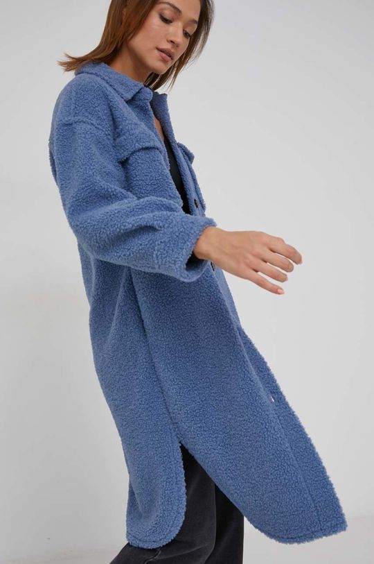 niebieski Answear Lab Płaszcz Damski